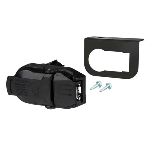 Curt OEM Replacement Dual-Output 7 & 4-Way Connector with Mounting Bracket, Packaged - 57021