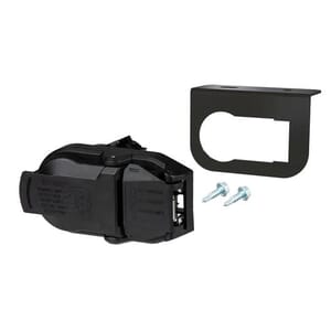 Curt OEM Replacement Dual-Output 7 & 4-Way Connector with Mounting Bracket, Packaged - 57021