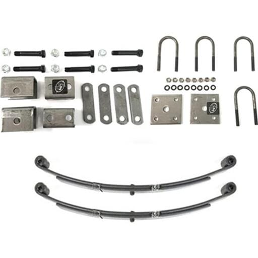 USA Made 2,000 lbs. Trailer Axle Suspension kit Including Leaf Springs, Hanger & U-Bolt kit - 2000-KIT-USA