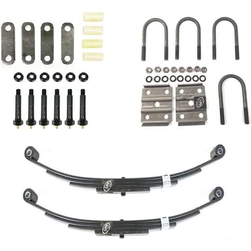 Southwest Wheel® 3,500 lbs. Greaseable Single Trailer Axle Suspension Kit with No Hanger Brackets - HLWB3500-KIT-SINGLE-USA
