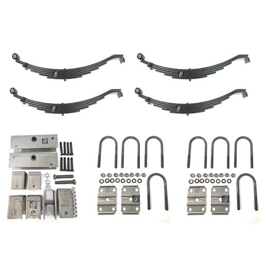 Southwest Wheel® USA Made 7,000 lbs. Tandem Trailer Axle Suspension Kit - 7000-KIT-TANDEM-USA (Slipper Springs)