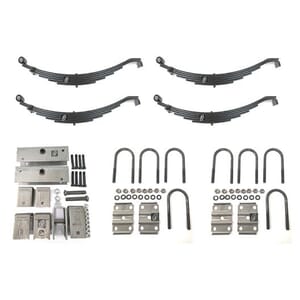 Southwest Wheel® USA Made 7,000 lbs. Tandem Trailer Axle Suspension Kit - 7000-KIT-TANDEM-USA (Slipper Springs)