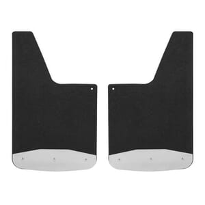 LUVERNE Front 12" x 23" Textured Rubber Mud Guards, Select Ram 1500 (2 Flaps) - 250936