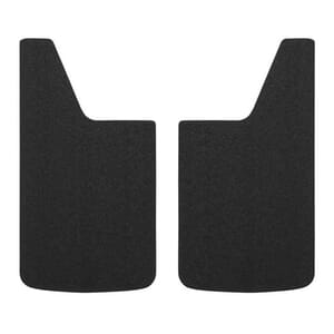 LUVERNE Universal Front or Rear 12" x 23" Textured Rubber Mud Guards (2 Flaps) - 251023
