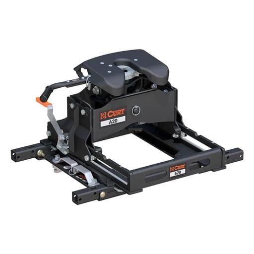 Curt A20 5th Wheel Hitch w/ S20 Slider & Puck System Adapter, Select Chevy, Ford, GMC - 16682