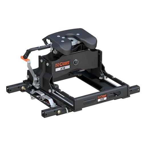 Curt A16 5th Wheel Hitch w/ S20 Slider & Puck System Adapter, Select Chevy, Ford, GMC - 16681