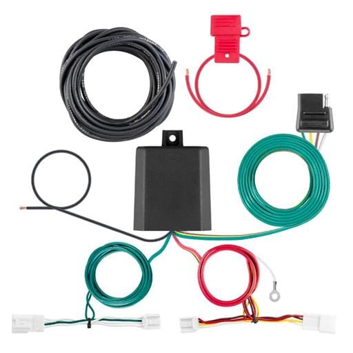 Curt Custom Wiring Harness, 4-Way Flat Output, Select Subaru Solterra, Toyota BZ4X - 56550