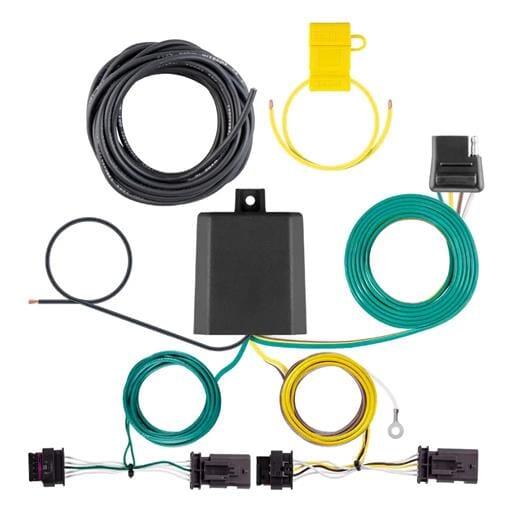 Curt Custom Wiring Harness, 4-Way Flat Output, Select Tesla Model 3 - 56549