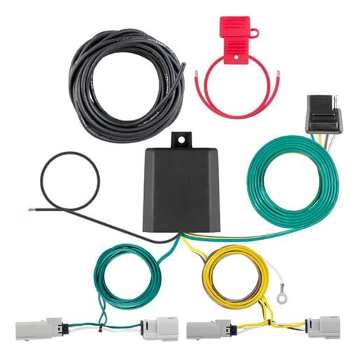 Curt Custom Wiring Harness, 4-Way Flat Output, Select Ford Transit 350, 350 HD Dually - 56548