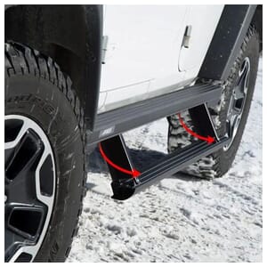 Aries ActionTrac 69.6" Powered Running Boards, Select Ford Bronco 4-Door - 3036572