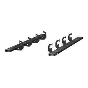 Aries NovaTrac 6" x 91" Black E-Coat Steel Running Boards, Select Chevrolet, GMC - 2554001