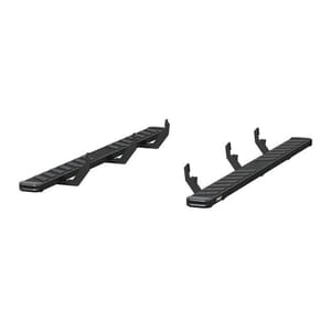 Aries NovaTrac 6" x 85" Black E-Coat Steel Running Boards, Select Colorado, Canyon - 2554002