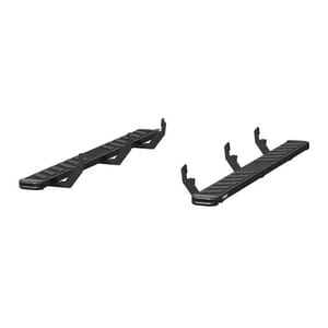 Aries NovaTrac 6" x 75" Black E-Coat Steel Running Boards, Select Colorado, Canyon - 2554003