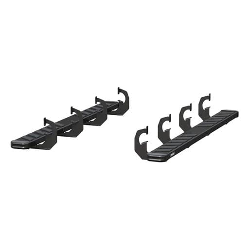 Aries NovaTrac 6" x 75" Black E-Coat Steel Running Boards, Select Chevrolet, GMC - 2554006