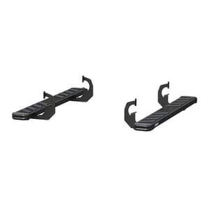 Aries NovaTrac 6" x 53" Black E-Coat Steel Running Boards, Select Silverado, Sierra - 2554007