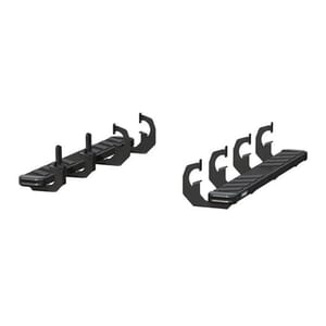 Aries NovaTrac 6" x 53" Black E-Coat Steel Running Boards, Select Silverado, Sierra - 2554010