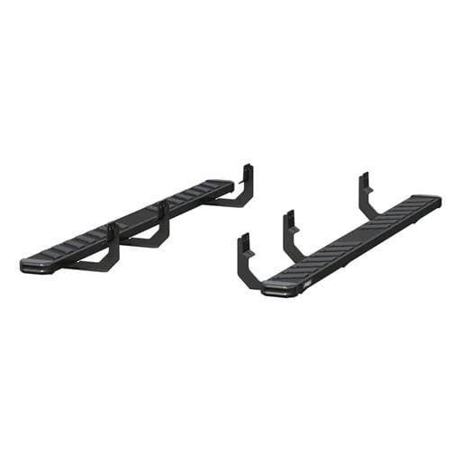 Aries NovaTrac 6" x 85" Black E-Coat Steel Running Boards, Select Titan, Titan XD - 2554028