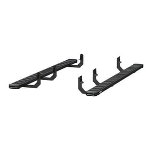 Aries NovaTrac 6" x 85" Black E-Coat Steel Running Boards, Select Titan, Titan XD - 2554028