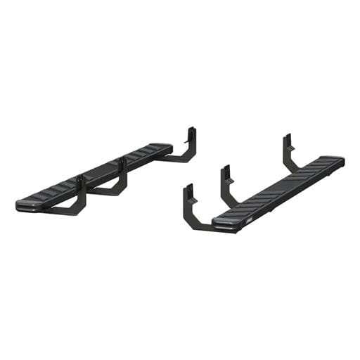 Aries NovaTrac 6" x 75" Black E-Coat Steel Running Boards, Select Nissan Titan - 2554029