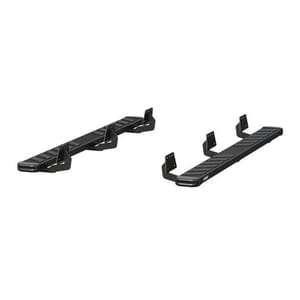 Aries NovaTrac 6" x 75" Black E-Coat Steel Running Boards, Select RAM 1500 - 2554031