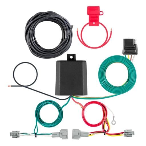 Curt Custom Wiring Harness, 4-Way Flat Output, Select Nissan Kicks - 56552