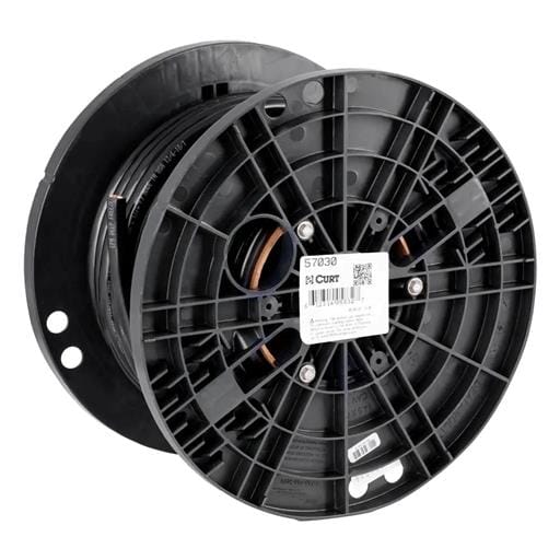 Curt 7-Wire Trailer Cable Wiring, 100' Spool - 57030