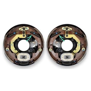 Pair of 10" x 2 1/4" TruRyde® Electric Brake Assemblies for 3,500 lbs. Trailer Axles No hardware - 23158-LITE