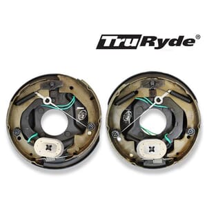 Pair of 10" x 2 1/4" TruRdye® Self-Adjusting Electric Brake Assemblies for 3,500 lbs. Trailer Axles No Hardware - 23158AUTO-LITE