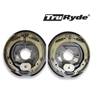 Pair of 12"x2" TruRyde® Electric Brake Assemblies for 5,200 lbs. to 7,000 lbs. Trailer Axles No Hardware - 23134-LITE
