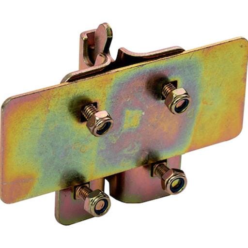 Buyers Products E-Track Universal Clip, Yellow Zinc Finish - 5201072