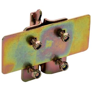 Buyers Products E-Track Universal Clip, Yellow Zinc Finish - 5201072