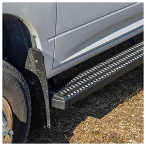 Luverne Grip Step 7 Inch x 78 Inch Black Aluminum Running Boards, Select Ford Super Duty - 415078-401734