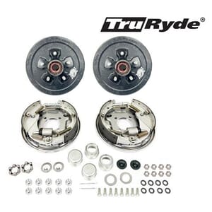 5-5.5" Bolt Circle 3,500 lbs. TruRyde® Pre-Greased Trailer Axle Hydraulic Brake Kit - PGBK555HYD-TRP