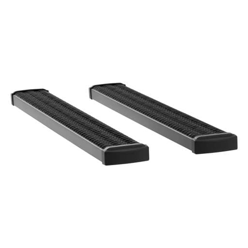 Luverne Grip Step 7 Inch x 60 Inch Black Aluminum Running Boards (No Brackets) - 415060