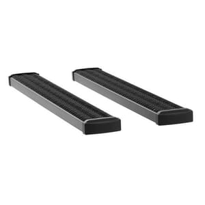 Luverne Grip Step 7 Inch x 60 Inch Black Aluminum Running Boards (No Brackets) - 415060