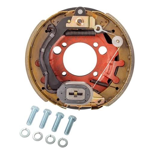 Lippert® Forward Self-Adjusting Trailer Brake Assembly, 12-1/4" x 3-3/8", 4 Bolt, Left - 2024055286