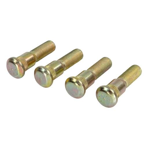 Lippert® Trailer Axle Wheel Bolt, 0.689" Knurl, 9/16"-18 Thread End, 4 Pack - 2024055282