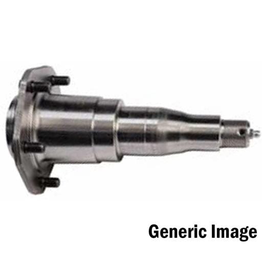 TruRyde® Round 84 Spindle with Brake Flange and Zerk Fitting -  SP-HF-IF-8455Z