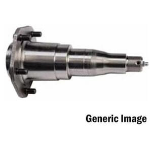 TruRyde® Round 84 Spindle with Brake Flange and Zerk Fitting - SP-HF-IF-8455Z