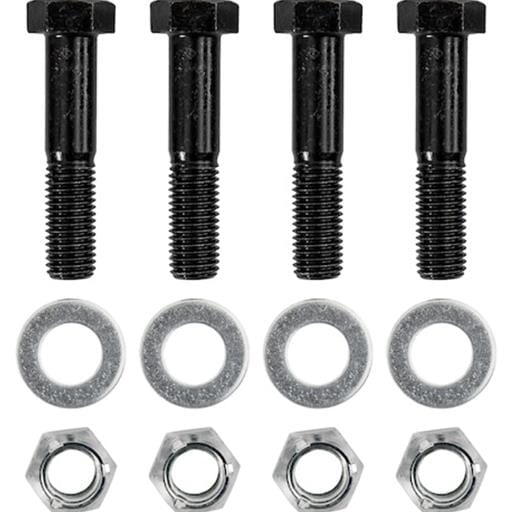 Buyers Products Mounting Kit: (4) 3/4 in. x 3-1/2 in. Grade 8 cap screws, (4) 3/4 in. Grade 8 hex nuts, and (4) 3/4 in. heavy lock washers - 8530