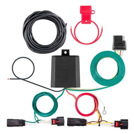 Curt Custom Wiring Harness, 4-Way Flat Output, Select Select Jeep Wagoneer S - 56561