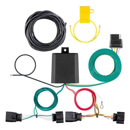 Curt Custom Wiring Harness, 4-Way Flat Output, Select Volkswagen Jetta - 56555