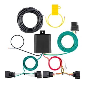 Curt Custom Wiring Harness, 4-Way Flat Output, Select Volkswagen Jetta - 56555
