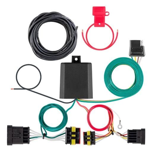 Curt Custom Wiring Harness, 4-Way Flat Output, Fits Select Infiniti QX50 - 56559