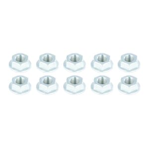 Lippert® Trailer Suspension Hex Flange Nut, 7/16"-20 Thread Size, 10 Pack - 2025027783