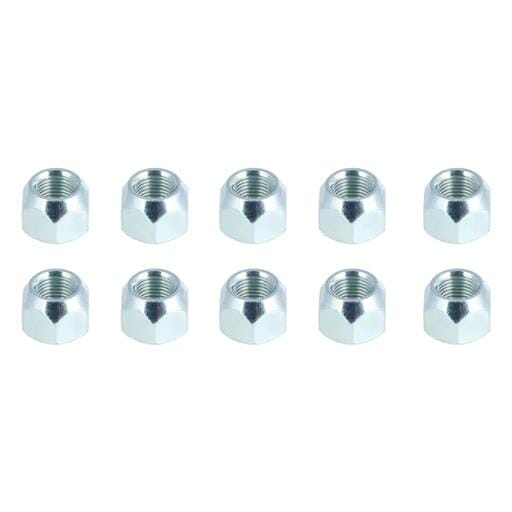 Lippert® Trailer Axle 60° Cone Wheel Lug Nut, 1/2"-20 Thread Size, 10 Pack - 2025027777