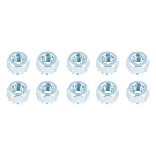 Lippert® Trailer Brake Hex Lock Mounting Nut, 7/16"-20 Thread Size, 10 Pack - 2025027776