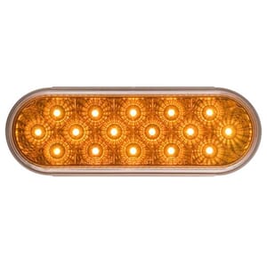 Optronics 6" Clear Oval Golight Stop/Turn/Taillights Yello - STL22CCAB