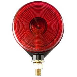 Optronics Red Single Face Pedestal Mount Stop/Turn/Tail Light - ST51RB