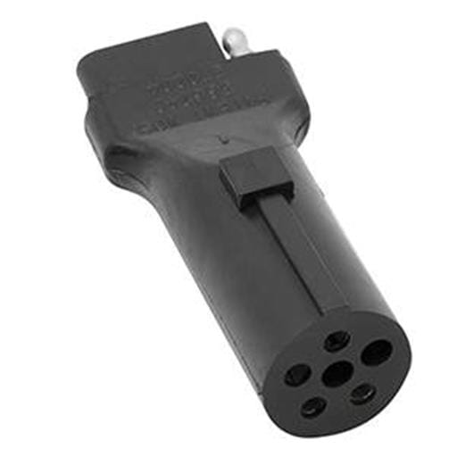 Bargman 6-way round pin to 4-way flat - 50-98-054